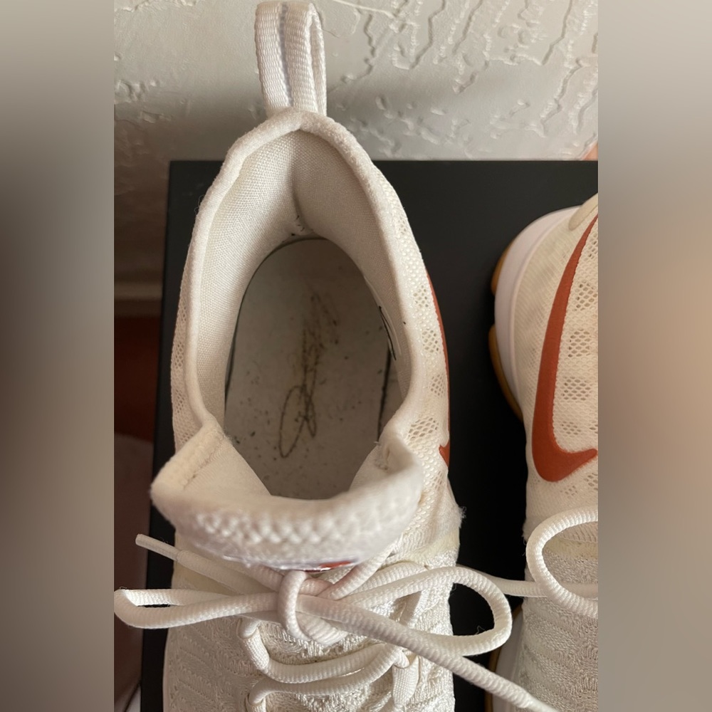 Nike Zoom KD 9 Men’s Size 12 Texas Longhorn Edition Basketball Sneakers - Picture 5 of 16